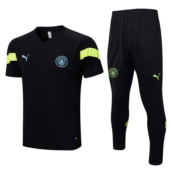 Polo Manchester City Conjunto Completo 2023/2024 Negro